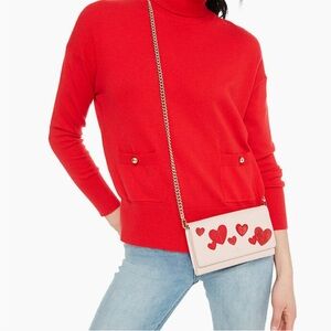 Kates spade new york heart franny bag